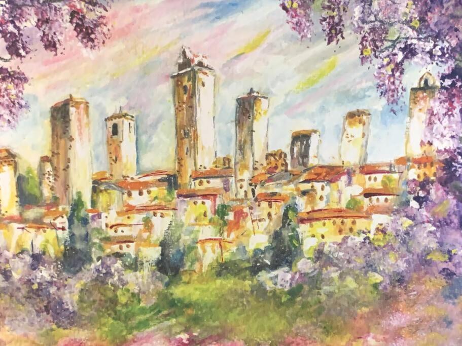 Lovely 2 Bedroom In San Gimignano Historic Center 外观 照片